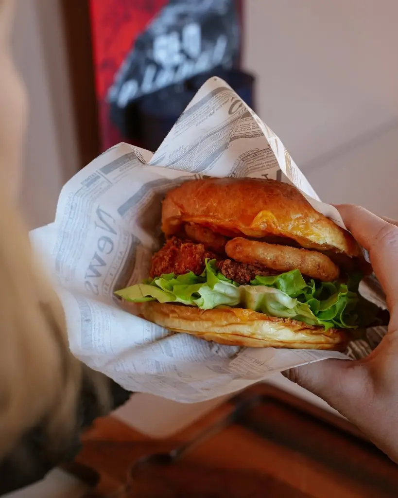 Red Planet Chicken Burger.webp