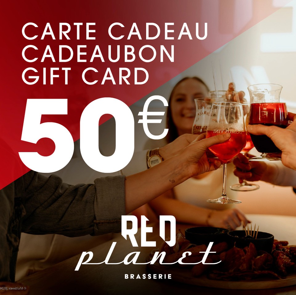 Carte Cadeau Red Planet 50€