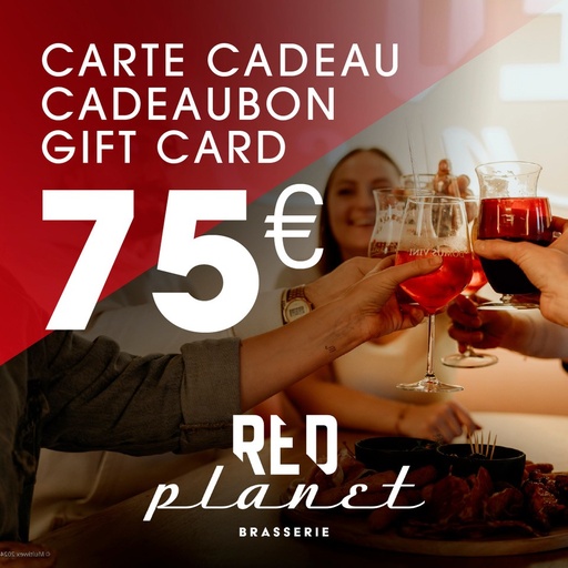 Carte Cadeau Red Planet 75€